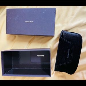 Tom Ford Sunglasses case and box